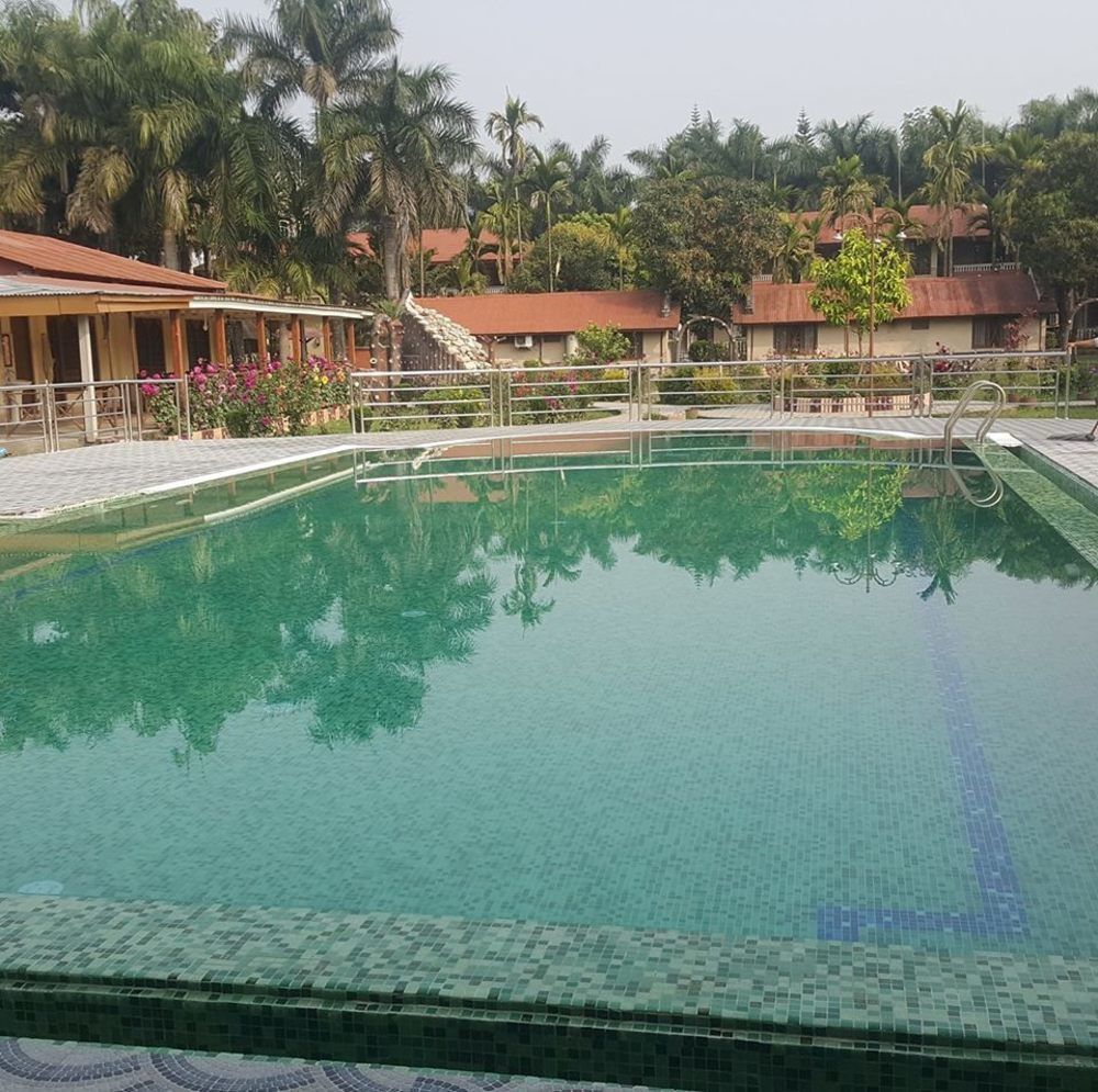 Hotel Wildlife Camp Sauraha Exterior foto